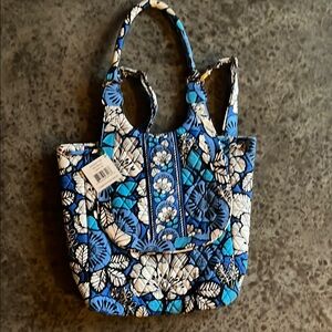 Vera Bradley Blue Bayou Backpack Tote